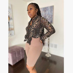 📦 MOVING SALE: (NWT) "Hold Me Tight" Biker Shorts - Mocha